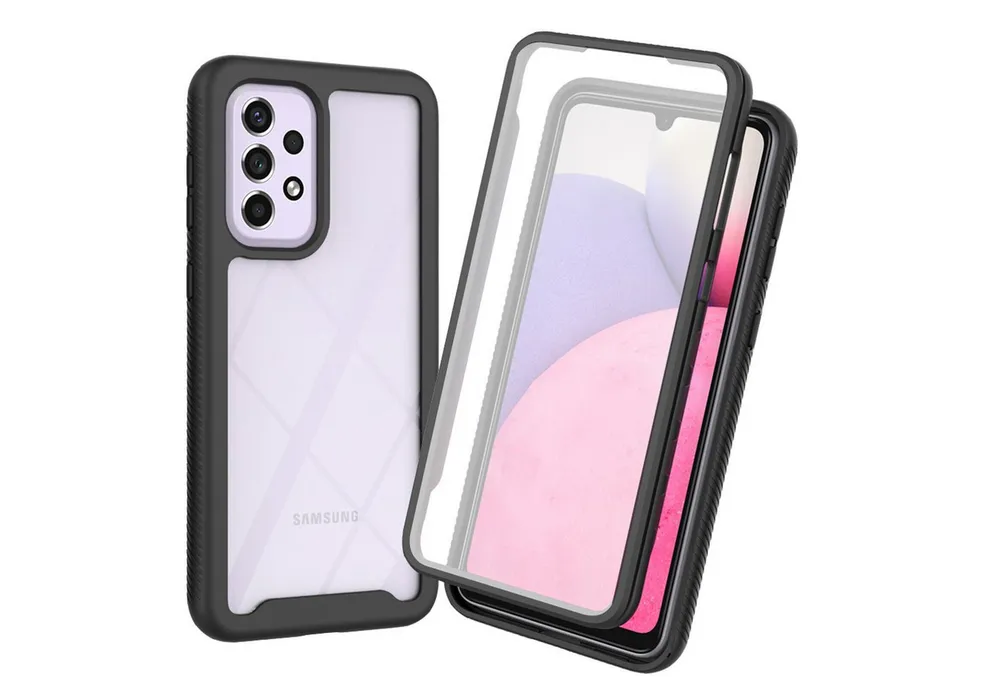 betterfon Handyhülle für Samsung Galaxy A53 5G TPU Case mit 360° Rundumschutz Displayschutz, 360 Grad Hülle mit Displayschutz und Fingerprint
