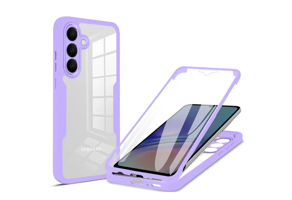 betterfon Handyhülle für Samsung Galaxy S25 FE 2-teiliges 360° TPU Schutzcase, Vollschutz Case mit integriertem Displayschutz und klarer Sicht