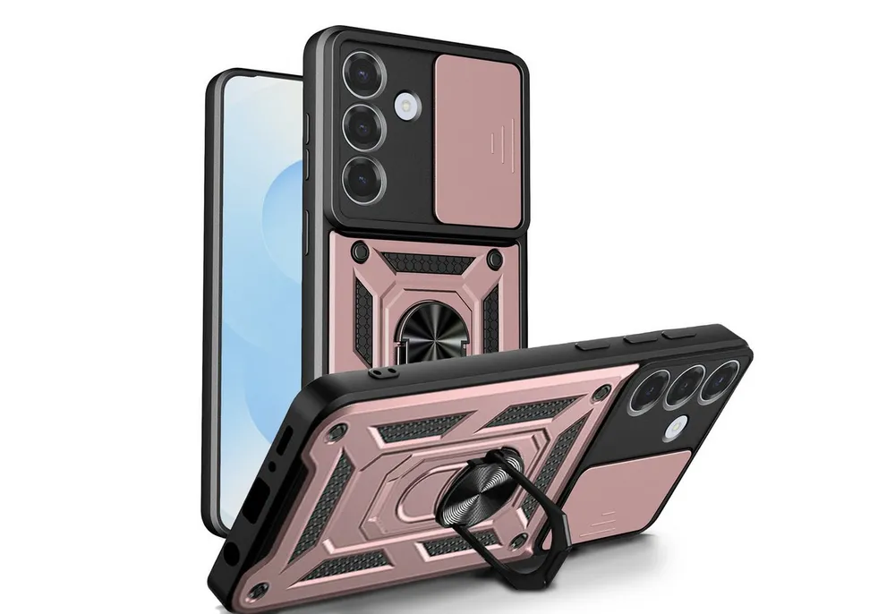 betterfon Handyhülle für Samsung Galaxy S26 Panzerhülle mit Kameraschutz & Ringhalter, Outdoorhülle mit Smartstand und Silikonkern