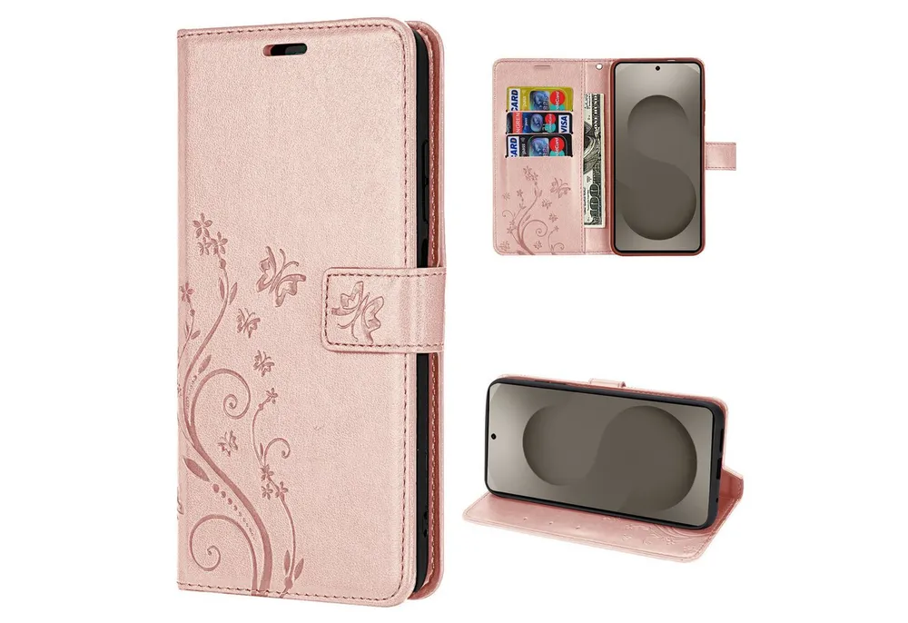 betterfon Handyhülle für Samsung Galaxy S26 Hülle Wallet Case Kartenfächern, Hergestellt aus PU-Leder & weichem TPU