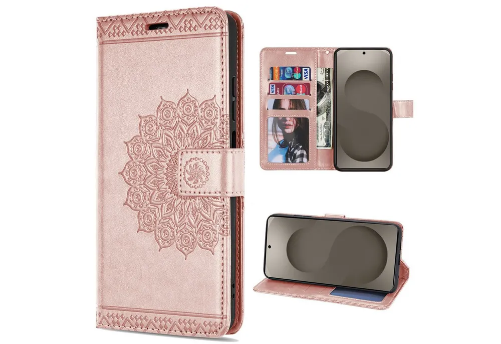 betterfon Handyhülle für Samsung Galaxy S26 Hülle Wallet Case Kartenfächern, Hergestellt aus PU-Leder & weichem TPU