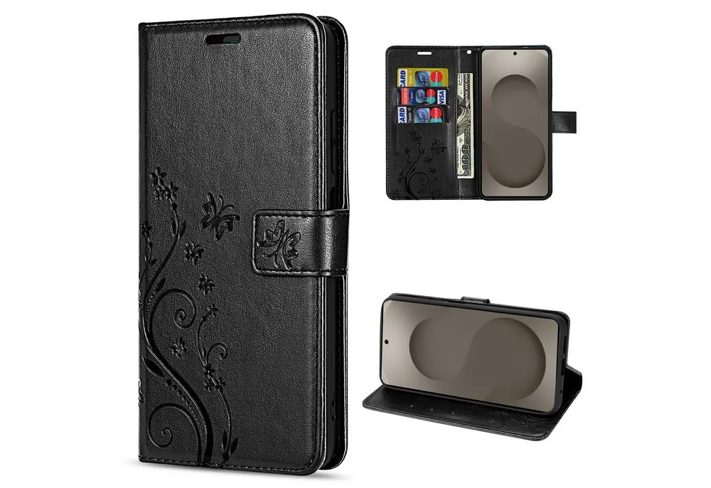 betterfon Handyhülle für Samsung Galaxy S26 Hülle Wallet Case Kartenfächern, Hergestellt aus PU-Leder & weichem TPU