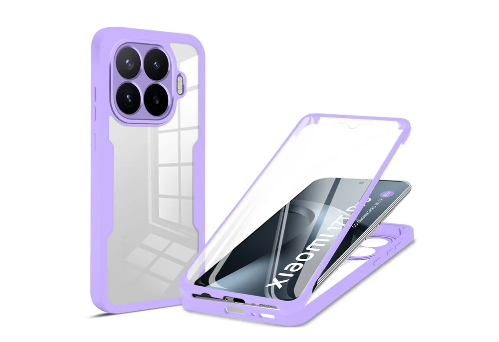 betterfon Handyhülle für Xiaomi 17T Pro - 360° Hülle mit Integriertem Displayschutz, Vollschutz Case mit integriertem Displayschutz und klarer Sicht