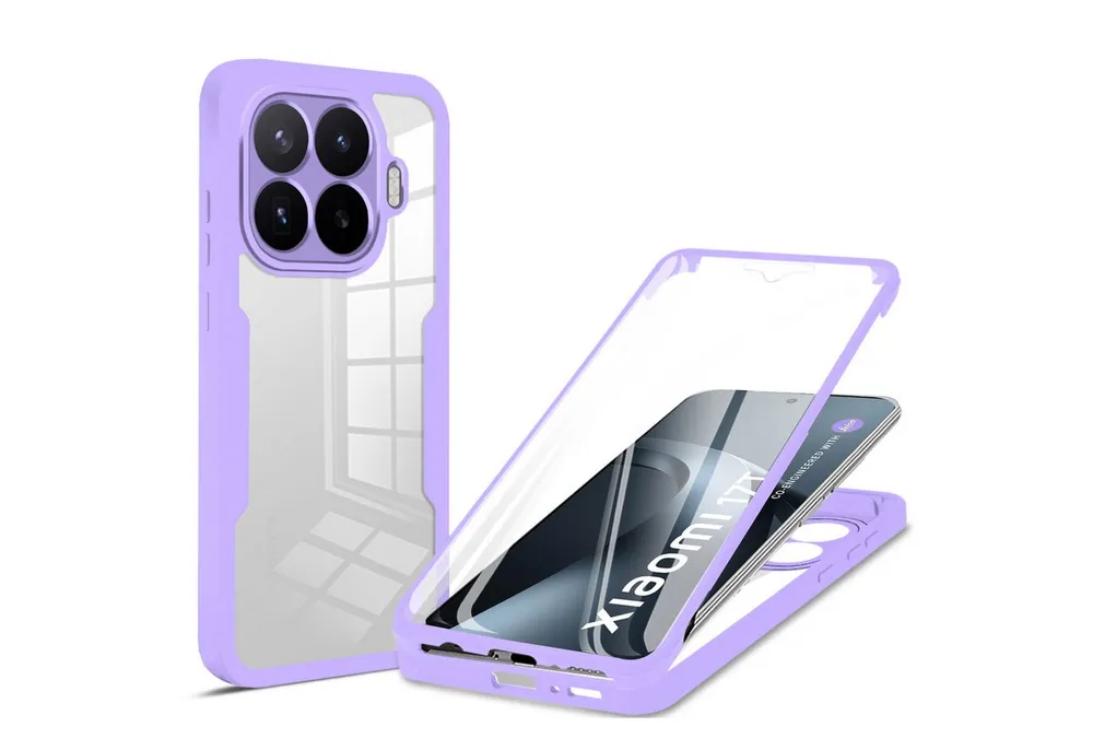 betterfon Handyhülle für Xiaomi 17T - 360° Hülle mit Integriertem Displayschutz, Vollschutz Case mit integriertem Displayschutz und klarer Sicht