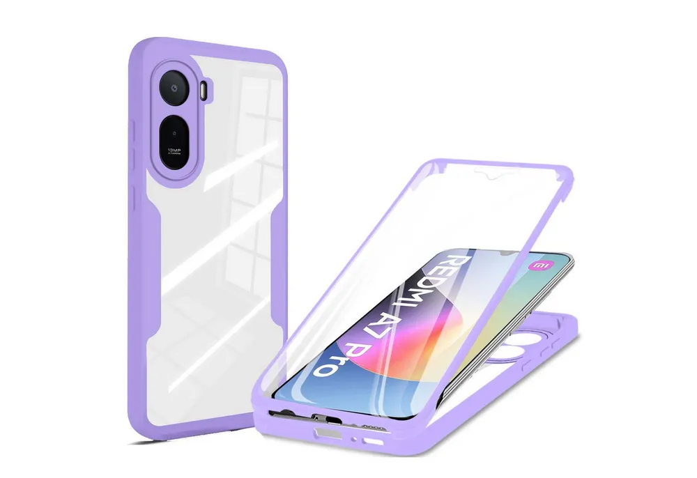 betterfon Handyhülle für Xiaomi Redmi A7 Pro 360° Hülle mit Integriertem Displayschutz, Vollschutz Case mit integriertem Displayschutz und klarer Sicht