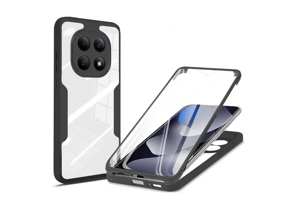 betterfon Handyhülle für Xiaomi Redmi Note 15 5G / Poco M8 5G, 360° Hülle mit Dispayfolie, Vollschutz Case mit integriertem Displayschutz und klarer Sicht