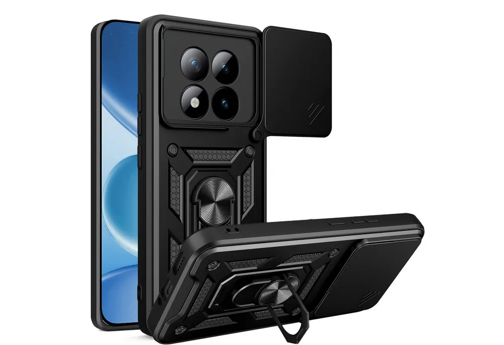 betterfon Handyhülle für Xiaomi Redmi Note 15 Pro 5G Hülle Schutzhülle mit Kameraschutz, Outdoorhülle mit Ringhalter, Silikonkern & präziser Passform