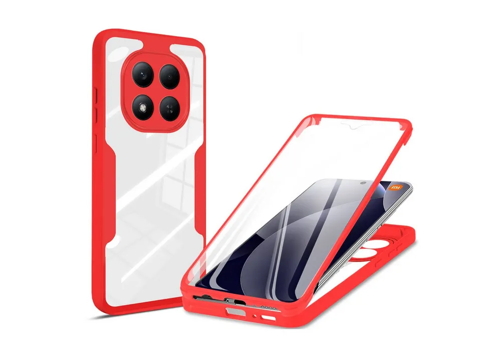 betterfon Handyhülle für Xiaomi Redmi Note 15 Pro+ / Poco M8 Pro 5G, 360° mit Dispayfolie, Vollschutz Case mit integriertem Displayschutz und klarer Sicht