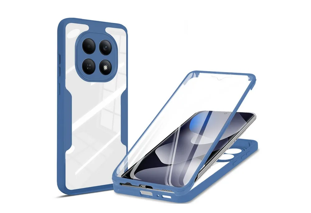 betterfon Handyhülle für Xiaomi Redmi Note 15 5G / Poco M8 5G, 360° Hülle mit Dispayfolie, Vollschutz Case mit integriertem Displayschutz und klarer Sicht