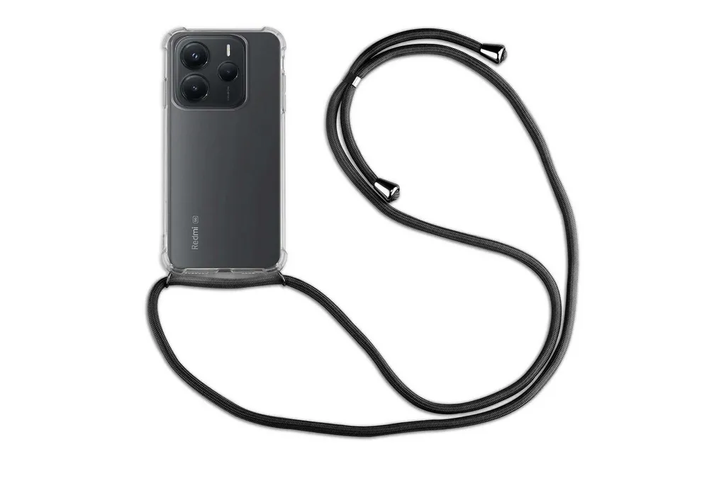 betterfon Handyhülle Handykett für Xiaomi Redmi Note 14 Serie Hülle mit Kordel Band, Hände frei – mit Silikonhülle & Schnur für flexiblen Alltag