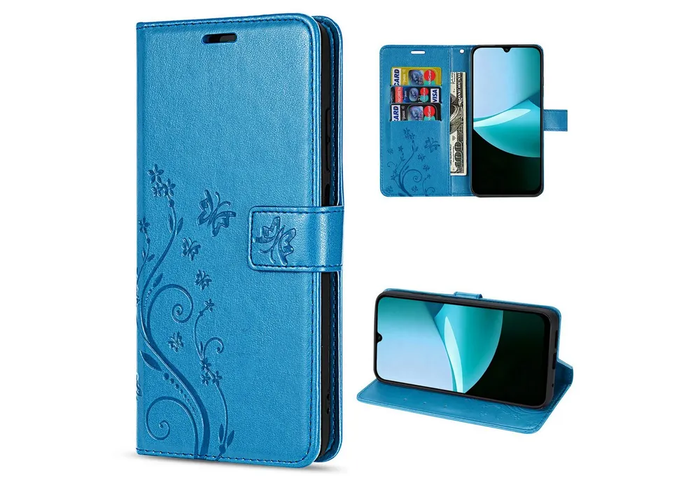 betterfon Handyhülle Handytasche für Xiaomi Redmi 15C Klapphülle mit Kartenfächern, Bookstyle-Hülle mit Magnetverschluss, Smartstand & Kunstleder