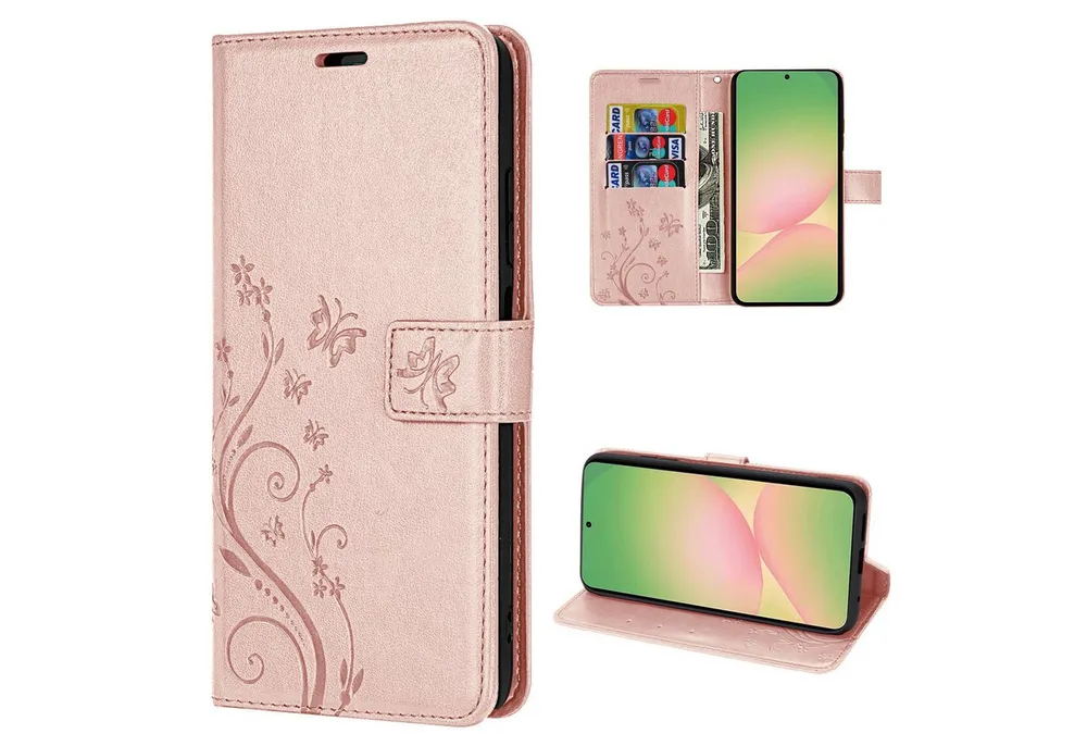 betterfon Handyhülle Handytasche für Samsung Galaxy A56 Handyhülle Klapphülle, Bookstyle-Hülle: Magnetverschluss 3 Kartenfächer & Standfunktion
