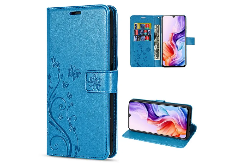 betterfon Handyhülle Handytasche für ZTE Blade V70 Max Klapphülle mit Kartenfächern, Bookstyle-Hülle mit Magnetverschluss, Smartstand & Kunstleder