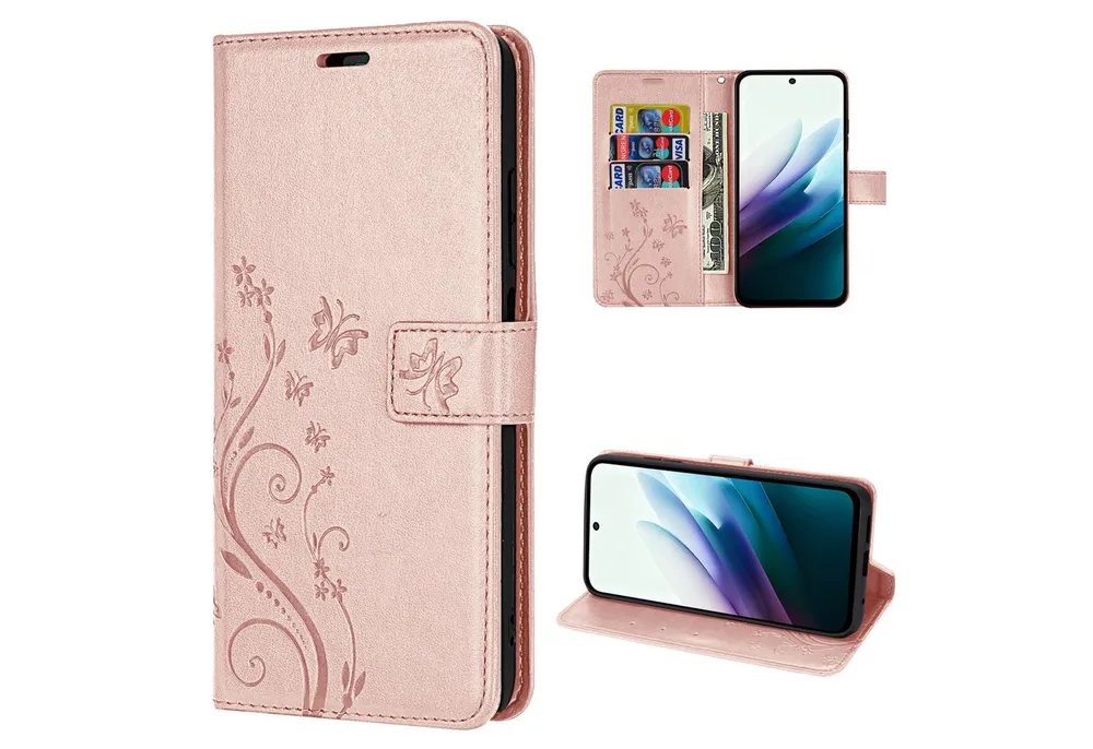 betterfon Handyhülle Handytasche für Xiaomi Redmi 15 4G / 5G Klapphülle mit Kartenfächern, Bookstyle-Hülle: Magnetverschluss 3 Kartenfächer & Standfunktion