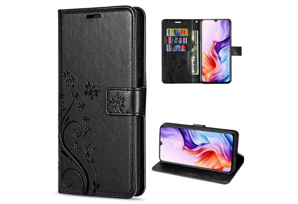 betterfon Handyhülle Handytasche für ZTE Blade V70 Max Klapphülle mit Kartenfächern, Bookstyle-Hülle mit Magnetverschluss, Smartstand & Kunstleder