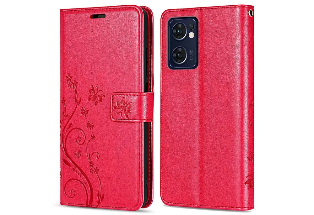 betterfon Handyhülle Handytasche für Oppo Find X5 Lite Klapphülle Klapphülle, Bookstyle-Hülle: Magnetverschluss 3 Kartenfächer & Standfunktion