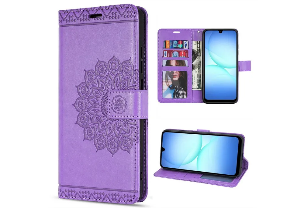 betterfon Handyhülle Handytasche für Samsung Galaxy A17 / A26 Klapphülle Wallet, Wallet Case mit Kartenfächern Magnetverschluss und weicher Innenhülle