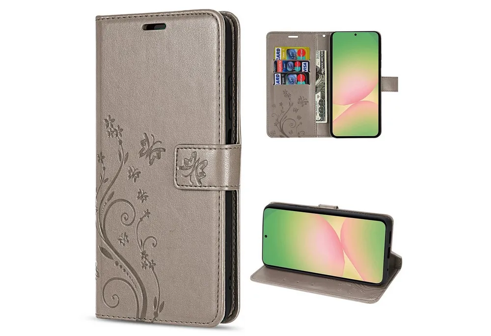 betterfon Handyhülle Handytasche für Samsung Galaxy A56 Handyhülle Klapphülle, Bookstyle-Hülle: Magnetverschluss 3 Kartenfächer & Standfunktion
