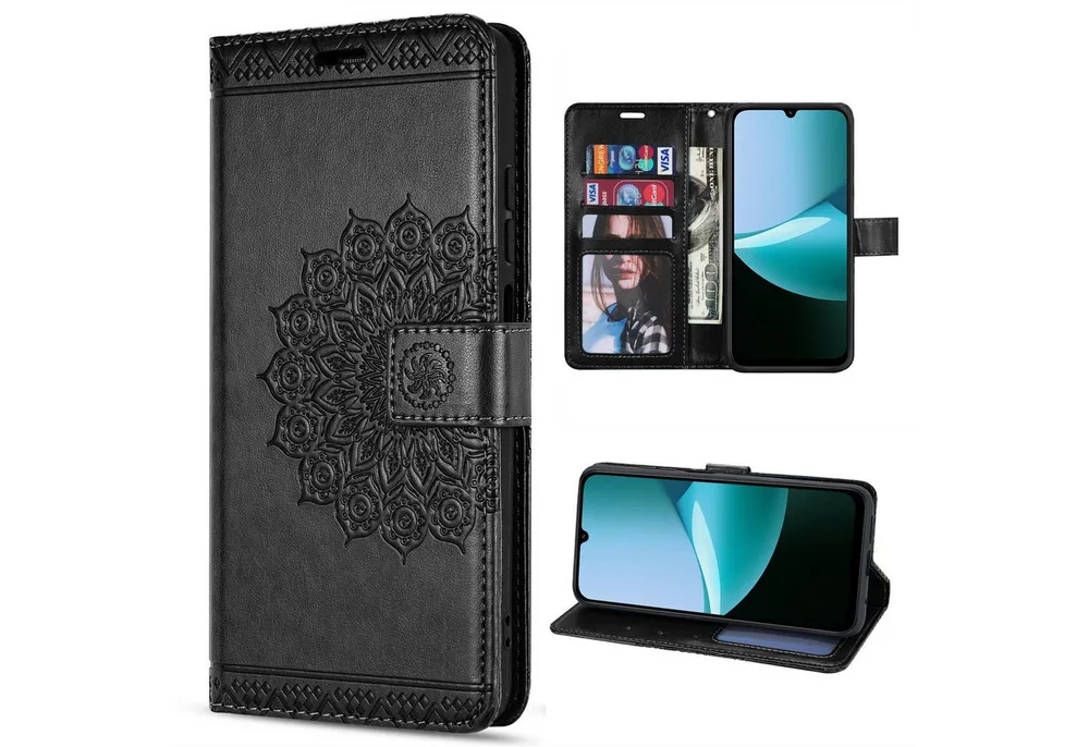 betterfon Handyhülle Handytasche für Xiaomi Redmi 15C Klapphülle Wallet, Wallet Case mit Kartenfächern Magnetverschluss und weicher Innenhülle