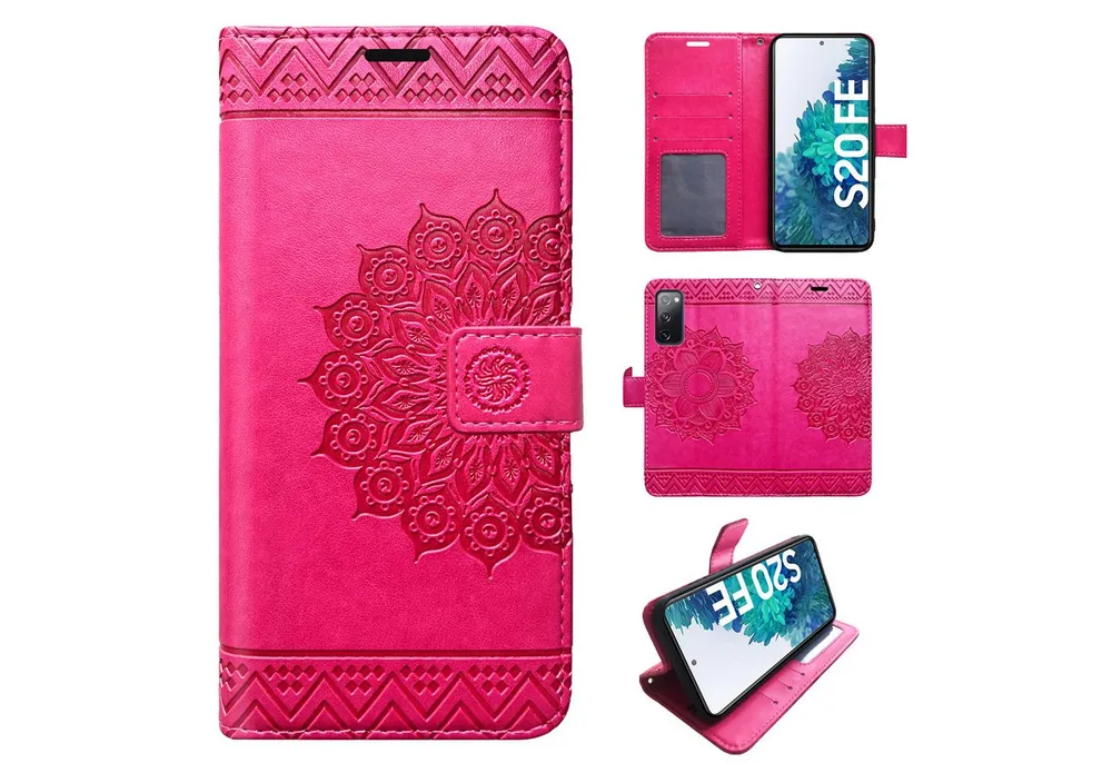 betterfon Handyhülle Handytasche für Samsung Galaxy S20 FE Wallet Case Handyhülle Grau, Wallet Case mit Kartenfächern Magnetverschluss und weicher Innenhülle