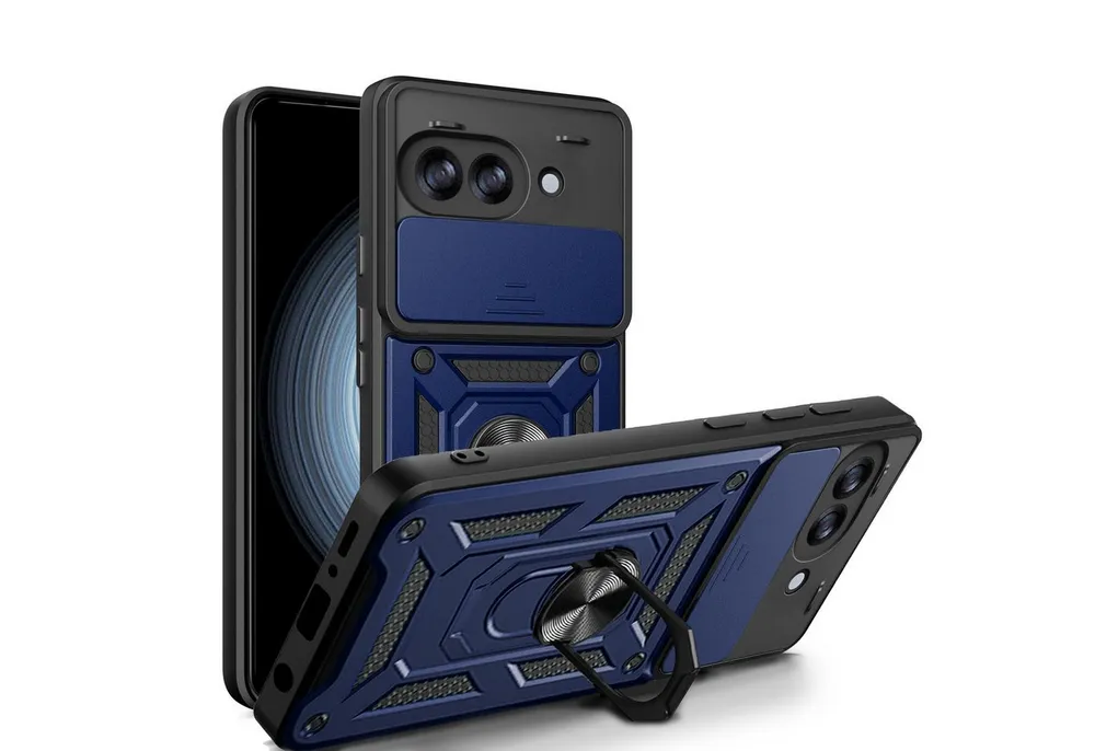 betterfon Handyhülle Panzer für Google Pixel 10a - Outdoor Case mit Kameraschutz, Outdoorhülle mit Ringhalter Smartstand und Silikonkern