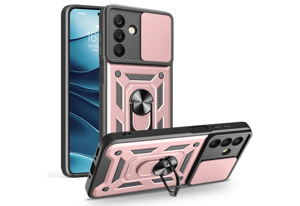betterfon Handyhülle Panzer Hülle für Samsung Galaxy A26 Outdoor Case mit Kameraschutz, Outdoorhülle mit Ringhalter Smartstand und Silikonkern