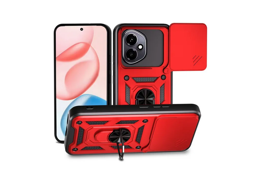 betterfon Handyhülle Panzer Hülle für Honor 400 Outdoor Case mit Kameraschutz, Outdoorhülle mit Ringhalter Smartstand Kameraschutz und Silikonkern