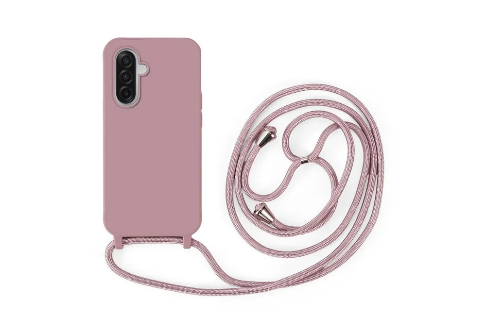 betterfon Handykette für Samsung Galaxy A17 mit Band & Kodel Smartphone Halskette Rosa, Hände frei, mit Silikonhülle & Schnur für flexiblen Alltag