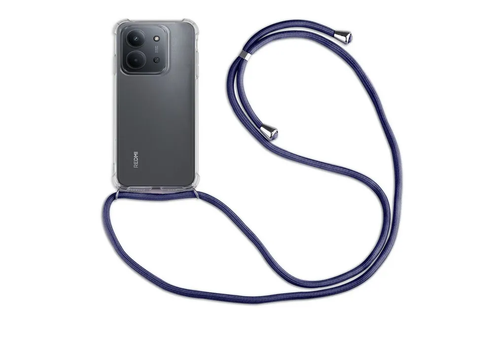 betterfon Handykette für Xiaomi Redmi 15C Handyhülle mit Band & Kordel Bumper, Hände frei - mit Silikonhülle & Schnur für flexiblen Alltag