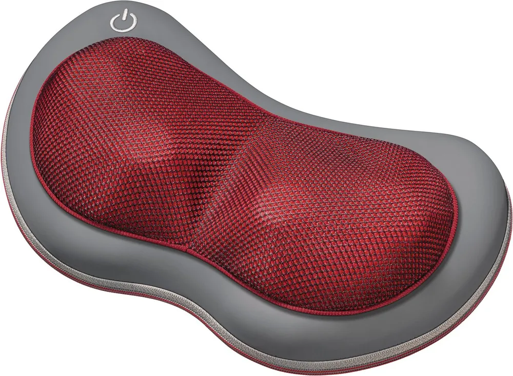BEURER Shiatsu-Massagekissen MG 149 für wohltuende Shiatsu-Massagen mit 4 Massageköpfen, Mit Licht- und Wärmefunktion, waschbarer Bezug bei 30°C