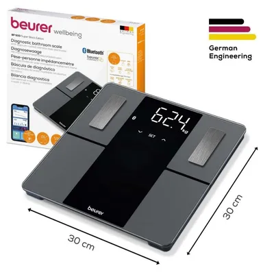BF 500 Super Black Edition Bluetooth® Diagnosewaage