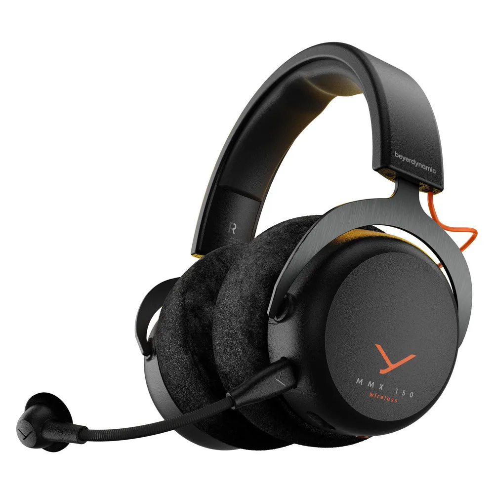 Auriculares Beyerdynamic MMX 150 Wireless Bluetooth Gaming mit abnehmbarem Mikrofon Schwarz
