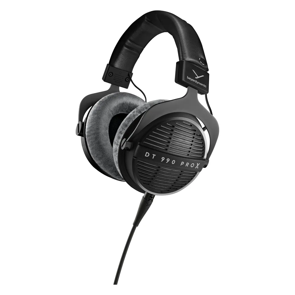 Kopfhörer Beyerdynamic Dt 990 Pro X 48 Ohm kabelgebunden Offen Studio Grau Schwarz