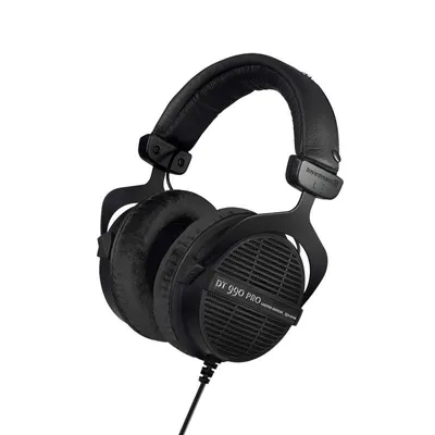 Kopfhörer Beyerdynamic DT 990 PRO kabelgebunden 3,5 mm Musik passives Noise Cancelling Schwarz