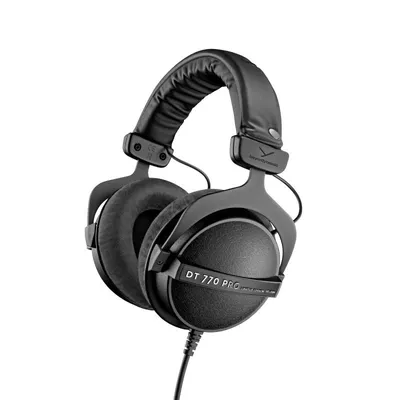 Kopfhörer Beyerdynamic DT 770 PRO 80 Ohm kabelgebunden Geschlossen Studio/Stage Schwarz