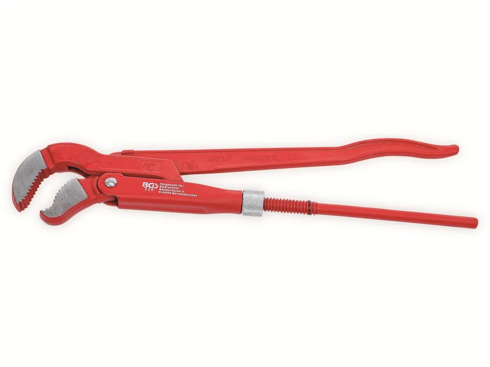 BGS TECHNIC Eckrohrzange 526, 1,5", S-Maul, 425 mm