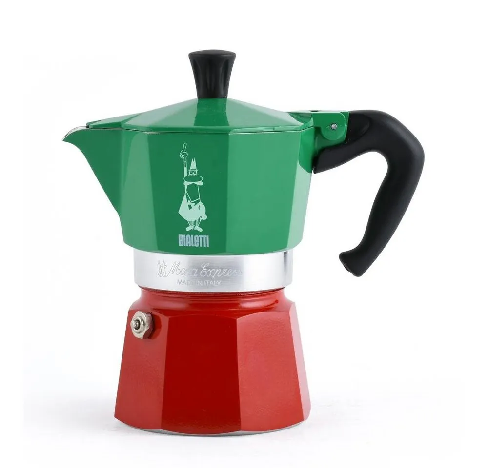 BIALETTI Espressokocher, 0,04l Kaffeekanne, 1 Tasse, Aluminium, Kaffeekocher, Espressokanne, Camping