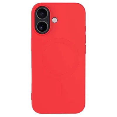 Hülle BigBen Connected Silikon MagSafe Rot Soft-touch Stoßfest für iPhone 17