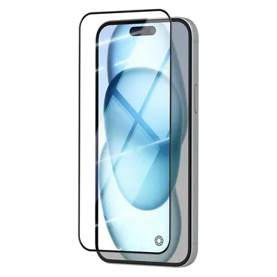 Bigben Connected Glas-Folie 3D Anti-impact (1 Stk., Apple iPhone 15)
