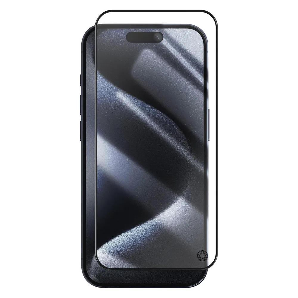 Bigben Connected Glas-Folie 3D Anti-impact (1 Stk., Apple iPhone 15 Pro)