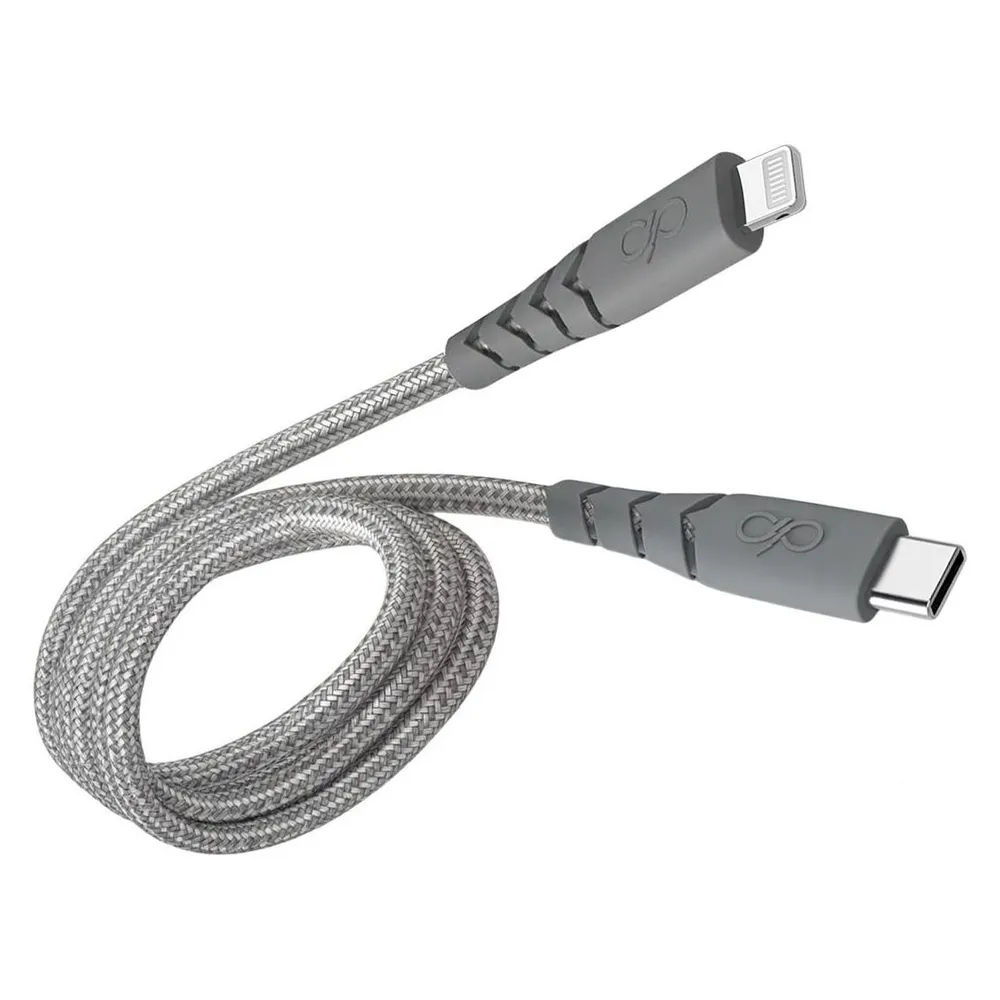 Bigben Connected FP Câble UltraRenforC/MFI 3A1.2mRecyGris