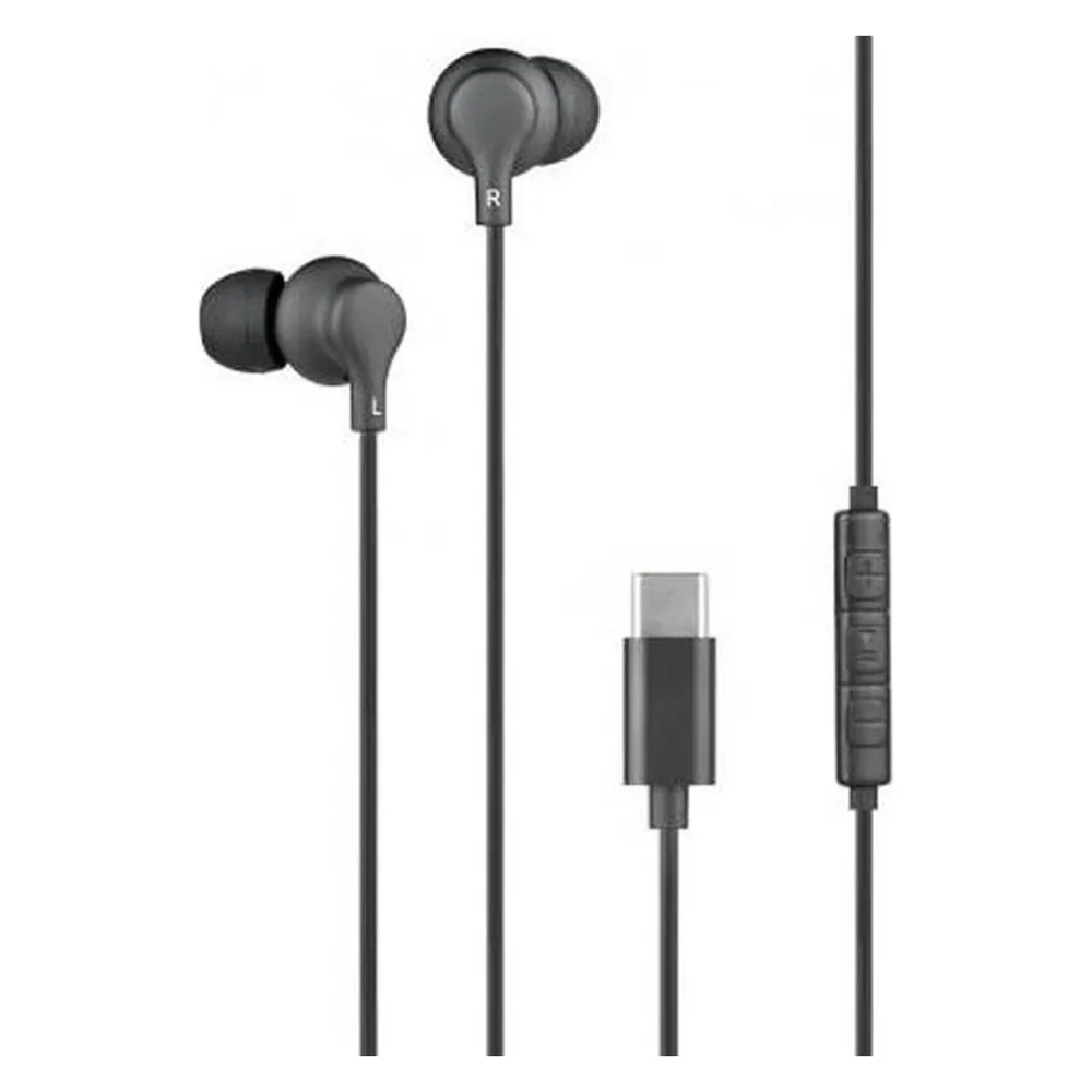 Bigben Connected BBC KPEarphones USB C Recycled Noir