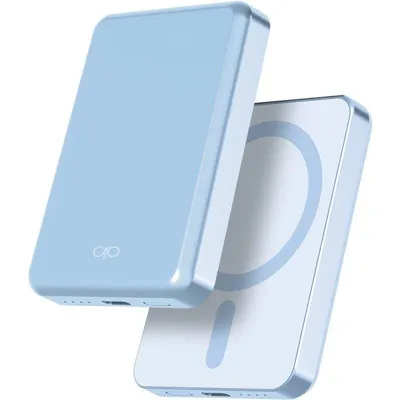 Powerbank BigBen Connected F152516 Magnetisch 5000mAh 15W MagSafe Qi USB-C Blau