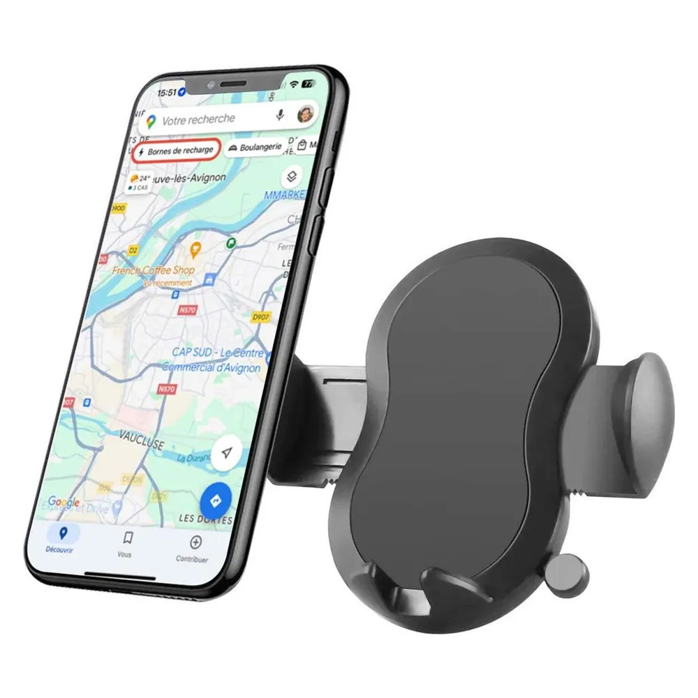 Bigben Connected BBC Sup Voiture Clip AirVent Recyclé Noi