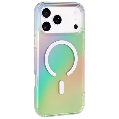 BigBen Hybrid Hülle Transparent Irideszent MagSafe für iPhone 17 Pro