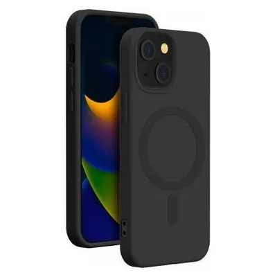 Bigben Soft Case mit MagSafe Handy-Cover für Apple iPhone 15 Plus schwarz