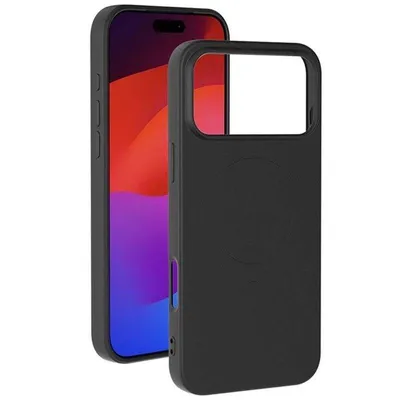 BigBen Silikon Soft-touch Hülle Schwarz mit MagSafe Magneten für iPhone 17 Pro