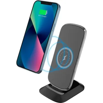 Ladegerät Bigben Connected INDUCSTAND15WRB Wireless Schwarz Kunststoff