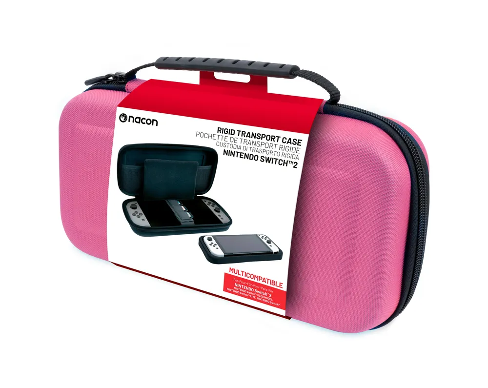 Nintendo Switch 2 Tasche Classic, Pink, Größe L