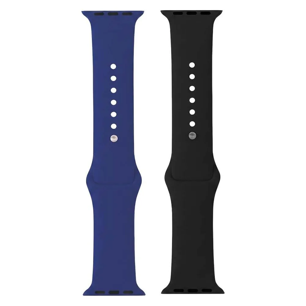 Bigben Packung mit 2 Armbändern für Apple Watch 38–40–41 mm